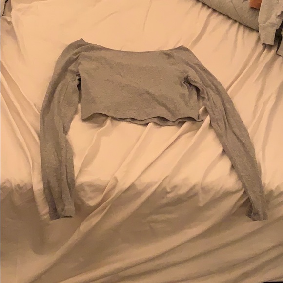 gray long sleeve - Picture 2 of 2